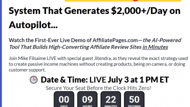 AffiliatePages AI Website Builder